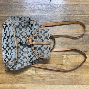 COACH mini backpack